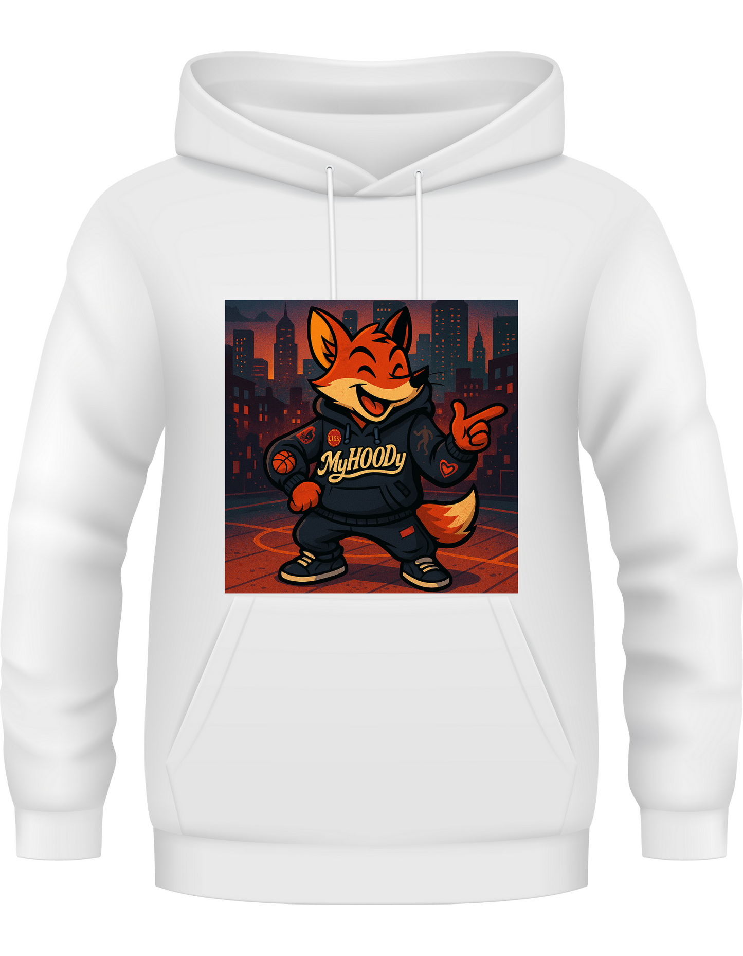 Foxx City Hoodie (White)