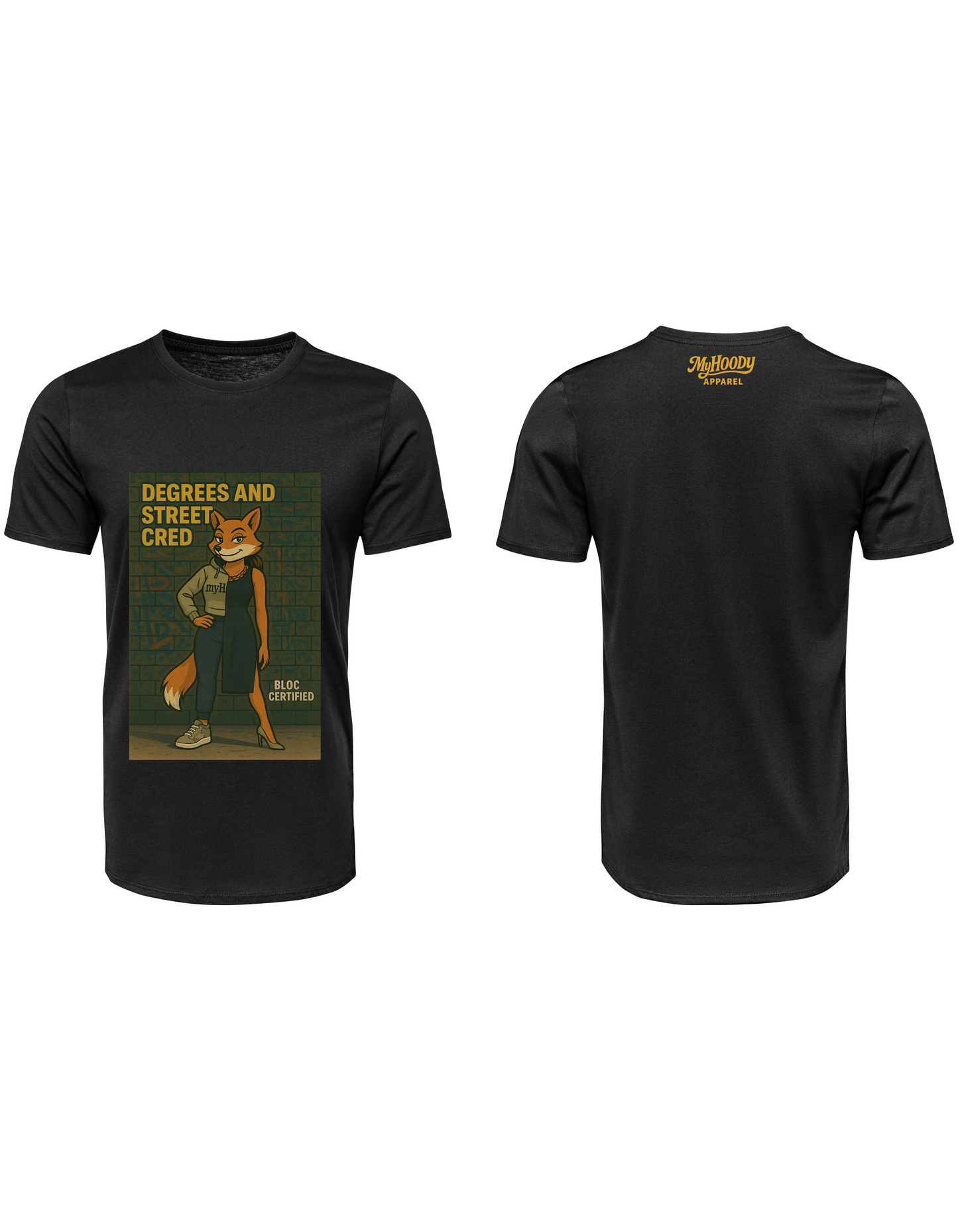 Degrees and Street Cred Tee (White)