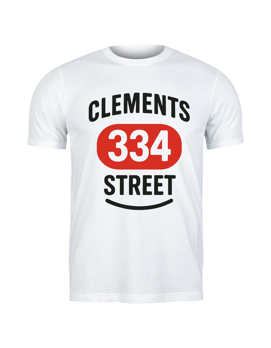 Clements Street 334 Tee (White)