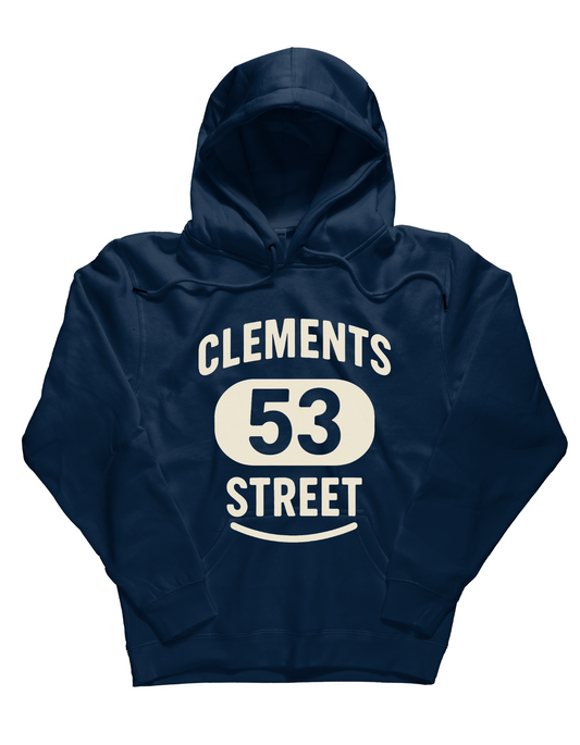 Clements Street 53 Hoodie (Navy)
